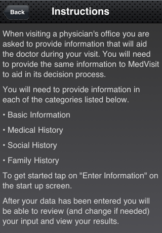screenshot of instructions